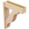 Ekena Millwork 7 1/2-in W x 26-in D x 34-in H Funston Block Rough Cedar Woodgrain TimberThane Outlooker, Primed Tan OUTUR075X26X34FST44RCPR - alternate 2